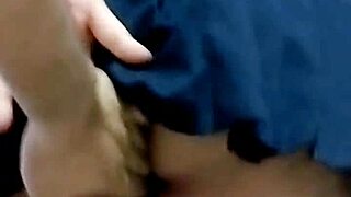 Stepniece teases with short uniform skirt, finally gets fucked after years