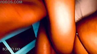 she screamed in pleasure as his big cock stretched her wet pussy in missionary pov