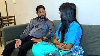 student gets bisexual with teacher in homemade couple scene