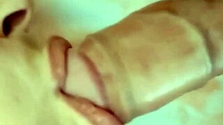 Amateur milf performs homemade deepthroat blowjob in intriguing setup