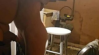 Cock play and swing fucking action