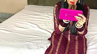 Cute Indian housewife bhabhi fucking on Karwa Chauth!