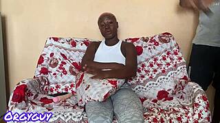 The juicy milf whore with shaved pussy uses PDD lubricant for homemade fun