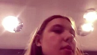 omg, this bbw teen is getting fucked hard in public, close up on her shaved pussy 😍