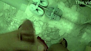 caught my horny stepson masturbating on dirty panties