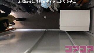 voyeur catches ol in locker sex