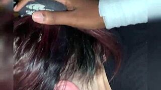 Emo girl screams for black cock to slam her face hard! Watch now!