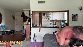 This asian girlfriend gets dominated before work in a wmaf amateur scene.