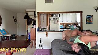 This asian girlfriend gets dominated before work in a wmaf amateur scene.