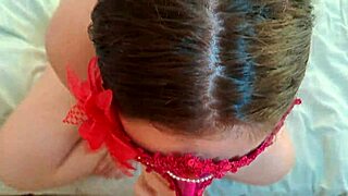 Masked Student Gives Cute Blowjob Daily