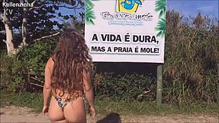 i saw fantastic scenes at the brazilian nudist beach, cute teens with big asses