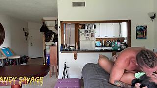 This asian girlfriend gets dominated before work in a wmaf amateur scene.