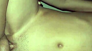 Skinny beautiful girl allows entry in intimate moment.