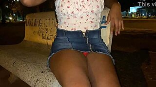 Latina Brazilian Woman Gives Pussy To Stranger In Public