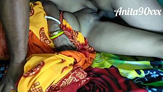 Indian hot wife fucks doggystyle at home ranch