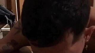 Grindr guy wanted a blowjob, so I sucked his monster cock until he creampied