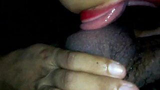 My girlfriend gives her first blowjob, and wow, she's a goddess at oral sex