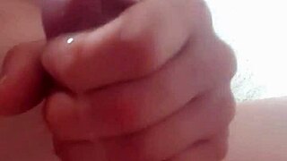 Cumming Fast Quick Hidden Handjob Before Lunch With Monster Cock