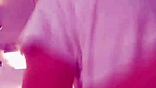 Asian Woman Enjoys Workout in Public Gym Selfie