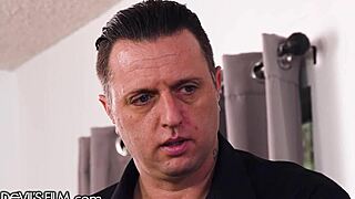 Cheating wife Lauren Phillips caught fucking young plumber