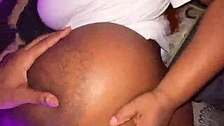 Petite ebony girl with tight pussy loves taking dick 😍