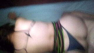 She Sucks My Cock With Her Pretty Mouth! Then We Fuck Doggy Style In Bikini And Skirt!