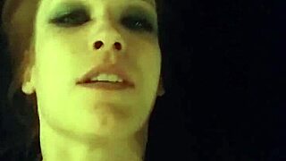 Redhead Plays With Cum