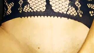 Used her rough in stockings every hole stretched