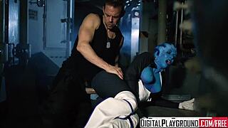 this xxx parody of ass effect has hardcore fucking and cum scenes.