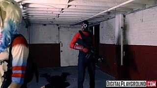 Aria Alexander Feels Wet Tight Pussy Pleasure In Suicide Squad Parody