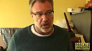 Ebony Submissive Woman Gets Throated In BDSM Session With Stockings