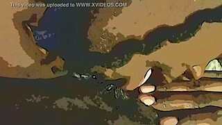 dildo tongue tag team on pussy