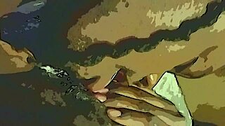 dildo tongue tag team on pussy