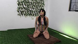 Ingenua saritacoketa excited for double penetration test