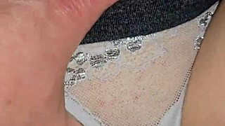 he fucks his wife's wet cunt, leaving a huge creampie in her big pussy lips.