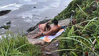 Did you see this couple getting caught fucking on Sao Paulo beach?