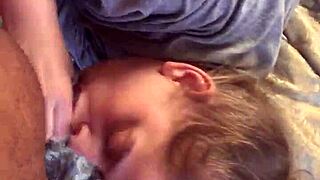 amateur black girl sucks big cock