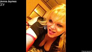 Jenna Jaymes Plays To The Camera In Shorts