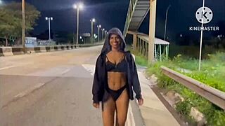 Arab Wife Fucks Brazilian Fan In Public Outdoor Spot With Cuckold Husband Watching