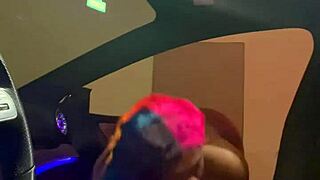 big black cock gets sucked sloppy in the cls 500