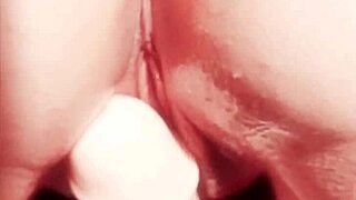 Why is this mature woman just teasing with her big pussy?