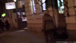 euro teen 18+ enjoys double blowjob and handjob in group threesome