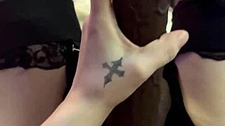 Big cock strap on tease