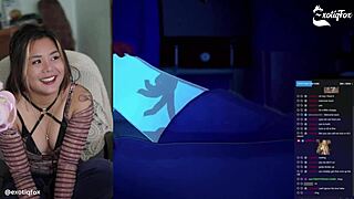 Emotional Live Reaction To Meru The Succubus - Exotiqfox Solo Masturbation