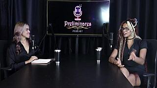 Naomi Campos In Sheer Red Lingerie