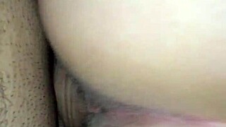 my wife rides my cock in tight pussy fucking