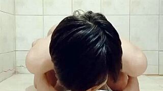 Thai Gay Lover Drinks Piss Sloppily