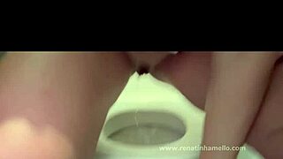 renatinha mello pees in the public street during her outdoor adventure.