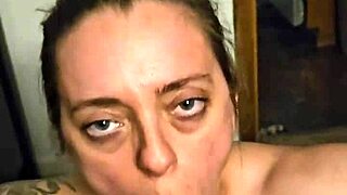 Milf Teaser with Rough Blowjob and Creampie POV