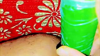 Wow cute little anal destroyed with cucumber